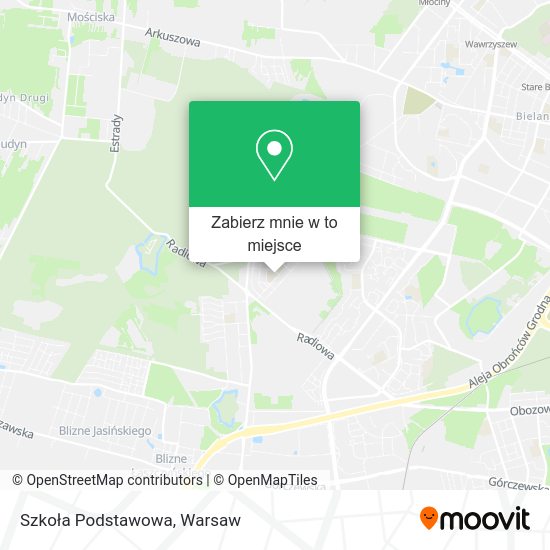 Mapa Szkoła Podstawowa