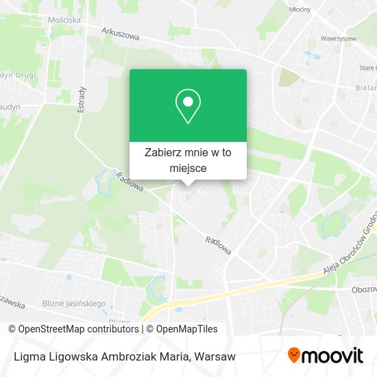 Mapa Ligma Ligowska Ambroziak Maria