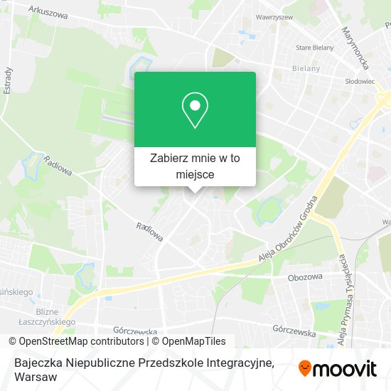 Mapa Bajeczka Niepubliczne Przedszkole Integracyjne