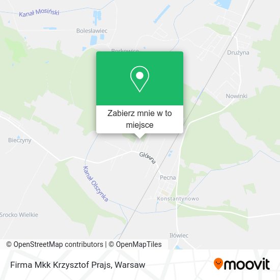 Mapa Firma Mkk Krzysztof Prajs