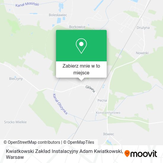 Mapa Kwiatkowski Zakład Instalacyjny Adam Kwiatkowski