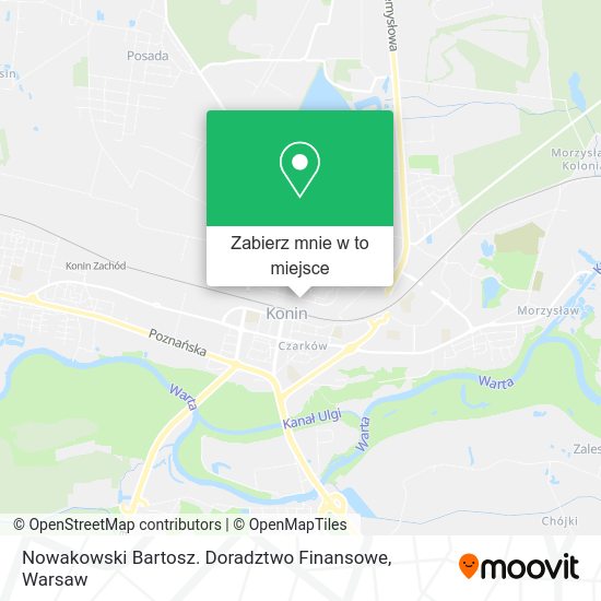 Mapa Nowakowski Bartosz. Doradztwo Finansowe