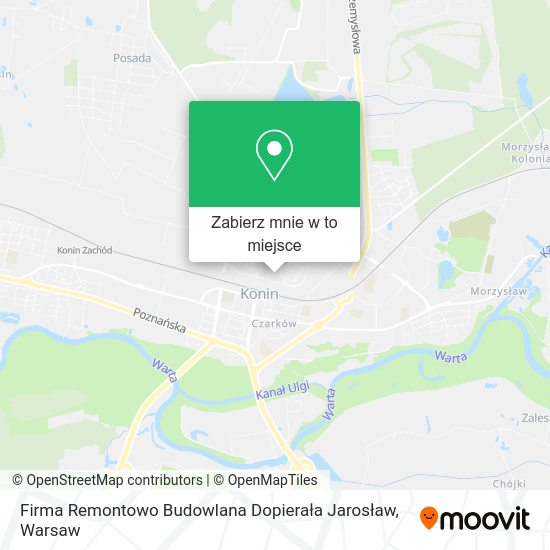 Mapa Firma Remontowo Budowlana Dopierała Jarosław