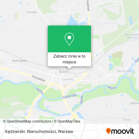 Mapa Kędzierski. Nieruchomości