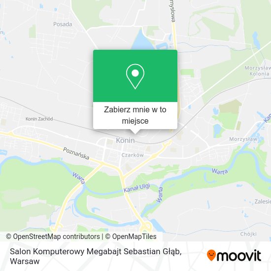 Mapa Salon Komputerowy Megabajt Sebastian Głąb