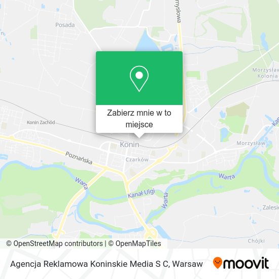 Mapa Agencja Reklamowa Koninskie Media S C