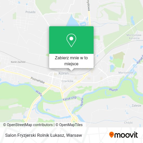 Mapa Salon Fryzjerski Rolnik Łukasz