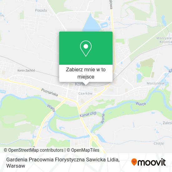 Mapa Gardenia Pracownia Florystyczna Sawicka Lidia