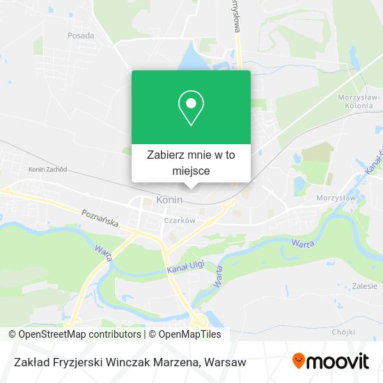 Mapa Zakład Fryzjerski Winczak Marzena