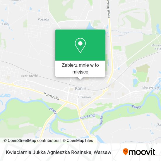 Mapa Kwiaciarnia Jukka Agnieszka Rosinska