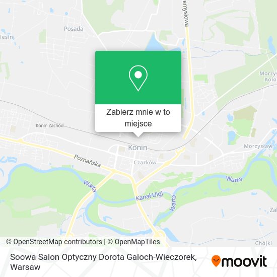 Mapa Soowa Salon Optyczny Dorota Galoch-Wieczorek