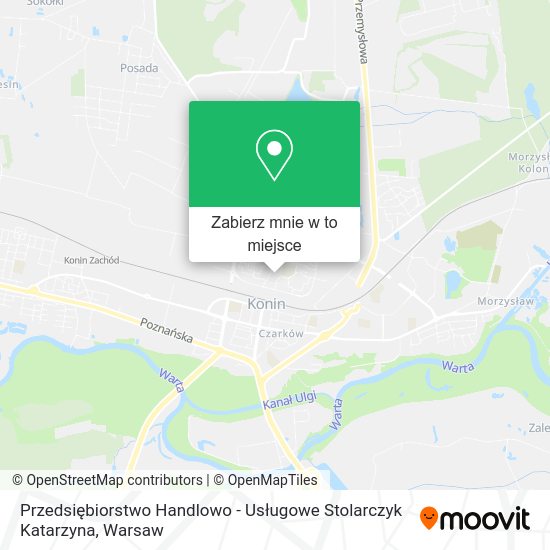 Mapa Przedsiębiorstwo Handlowo - Usługowe Stolarczyk Katarzyna