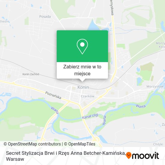 Mapa Secret Stylizacja Brwi i Rzęs Anna Betcher-Kamińska