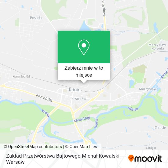 Mapa Zakład Przetwórstwa Bajtowego Michał Kowalski