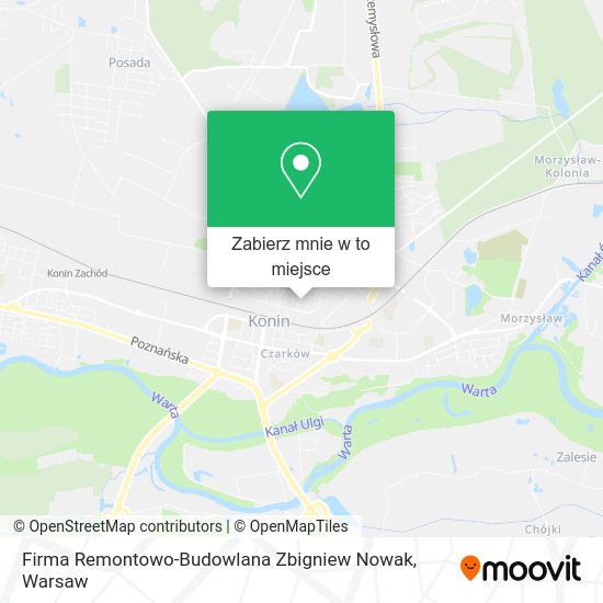 Mapa Firma Remontowo-Budowlana Zbigniew Nowak