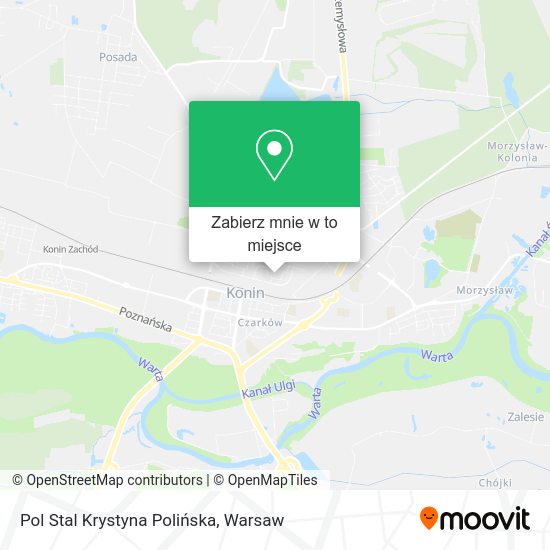 Mapa Pol Stal Krystyna Polińska