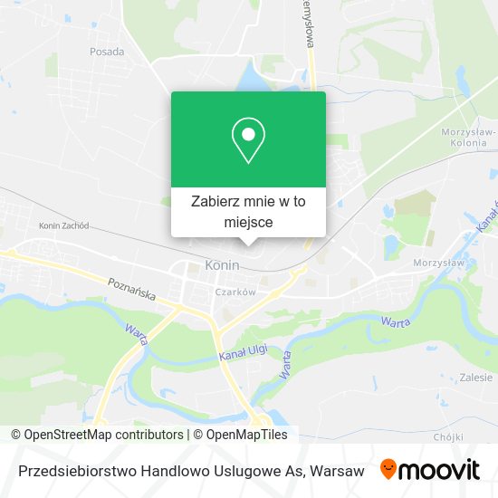 Mapa Przedsiebiorstwo Handlowo Uslugowe As