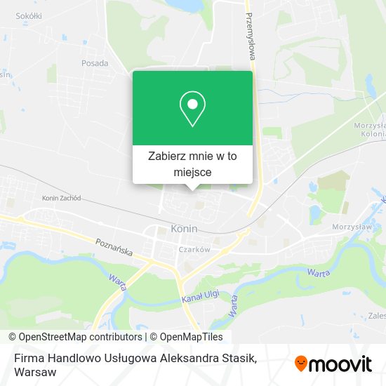 Mapa Firma Handlowo Usługowa Aleksandra Stasik