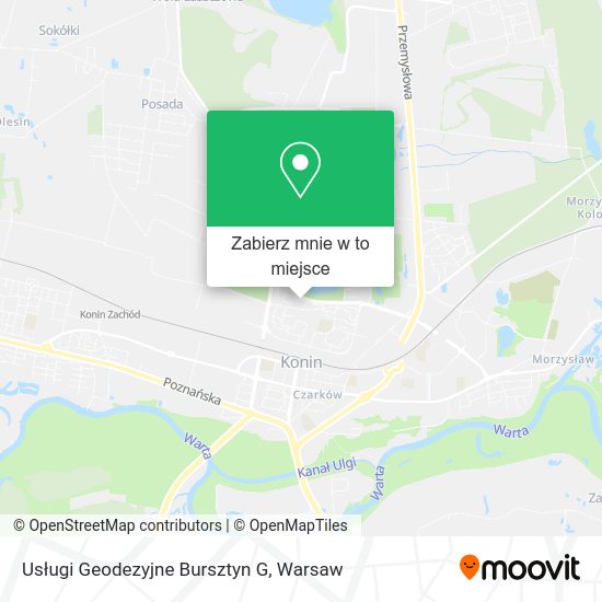 Mapa Usługi Geodezyjne Bursztyn G