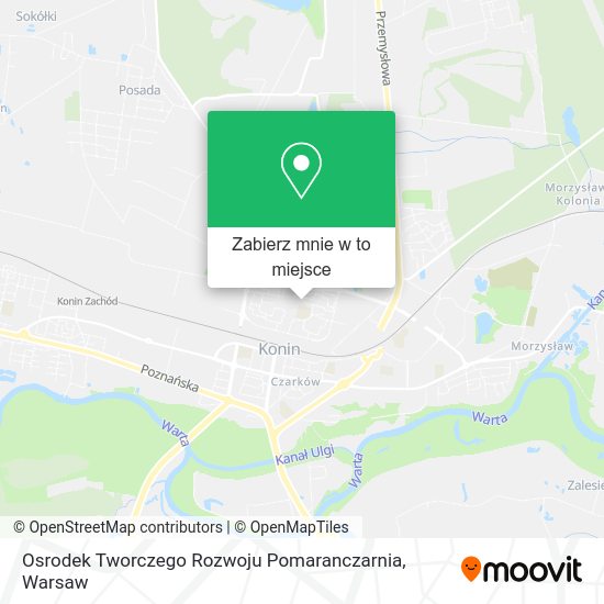 Mapa Osrodek Tworczego Rozwoju Pomaranczarnia