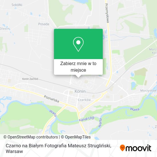 Mapa Czarno na Białym Fotografia Mateusz Strugliński