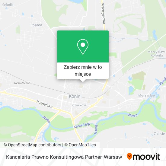 Mapa Kancelaria Prawno Konsultingowa Partner