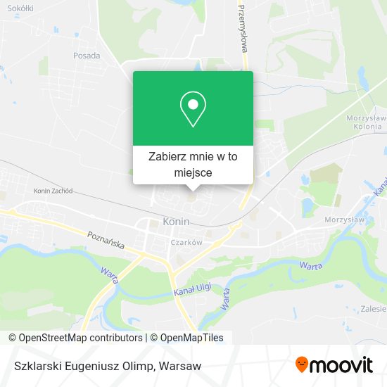 Mapa Szklarski Eugeniusz Olimp