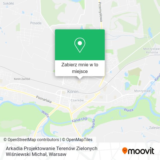 Mapa Arkadia Projektowanie Terenów Zielonych Wiśniewski Michał