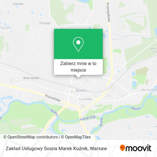 Mapa Zakład Usługowy Sosna Marek Kuźnik