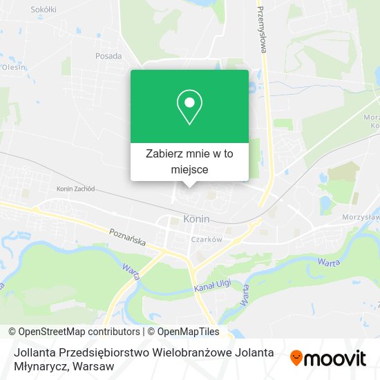 Mapa Jollanta Przedsiębiorstwo Wielobranżowe Jolanta Młynarycz