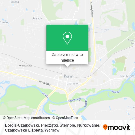 Mapa Borgis-Czajkowski. Pieczątki, Stemple. Nurkowanie. Czajkowska Elżbieta