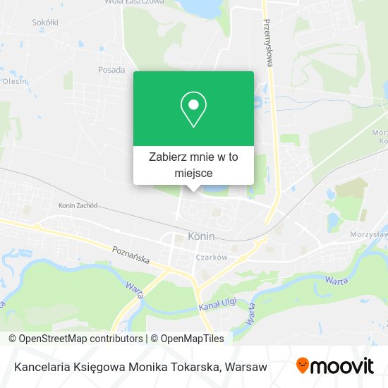 Mapa Kancelaria Księgowa Monika Tokarska