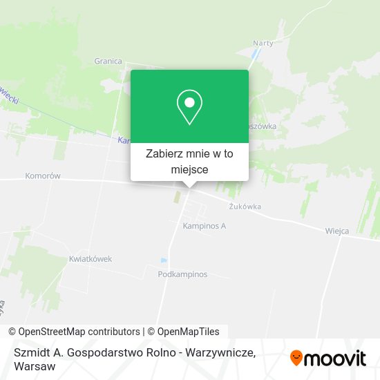 Mapa Szmidt A. Gospodarstwo Rolno - Warzywnicze