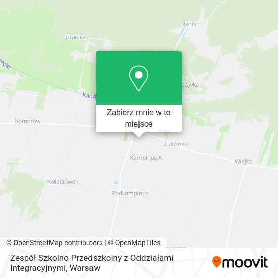 Mapa Zespół Szkolno-Przedszkolny z Oddziałami Integracyjnymi