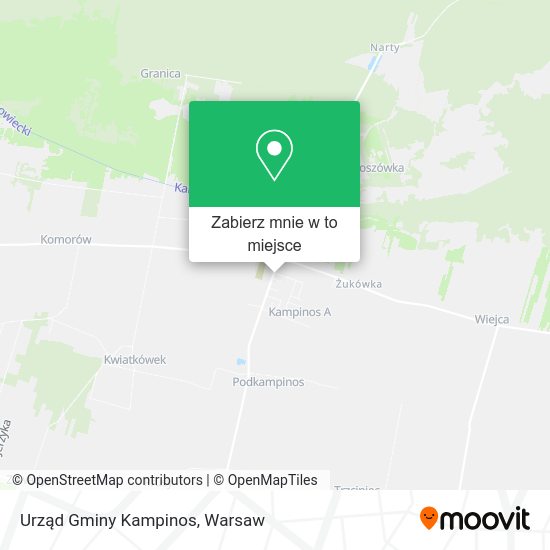 Mapa Urząd Gminy Kampinos