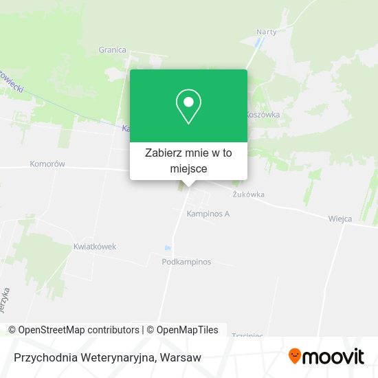 Mapa Przychodnia Weterynaryjna