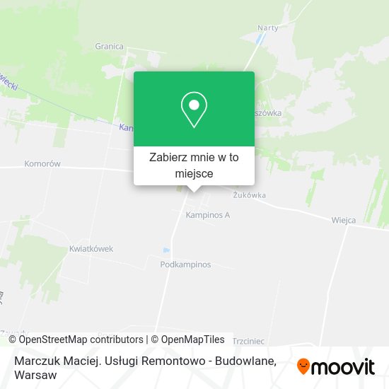 Mapa Marczuk Maciej. Usługi Remontowo - Budowlane