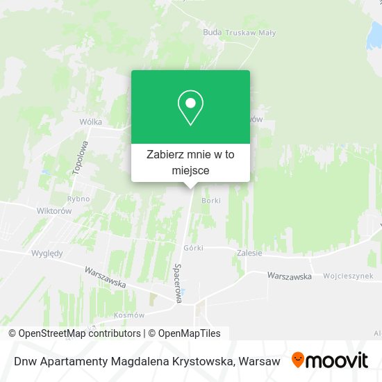 Mapa Dnw Apartamenty Magdalena Krystowska