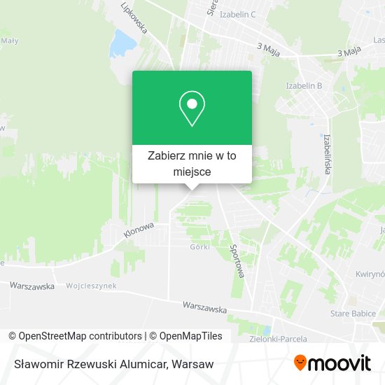 Mapa Sławomir Rzewuski Alumicar