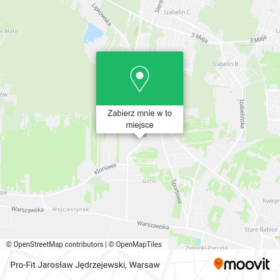 Mapa Pro-Fit Jarosław Jędrzejewski