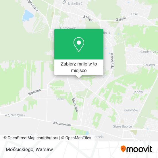 Mapa Mościckiego