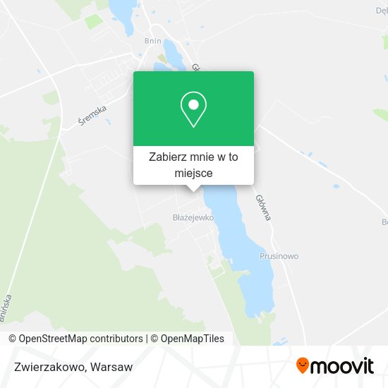 Mapa Zwierzakowo