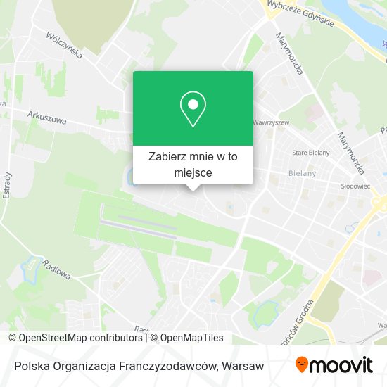 Mapa Polska Organizacja Franczyzodawców