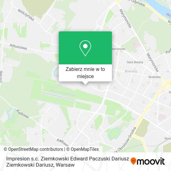 Mapa Impresion s.c. Ziemkowski Edward Paczuski Dariusz Ziemkowski Dariusz