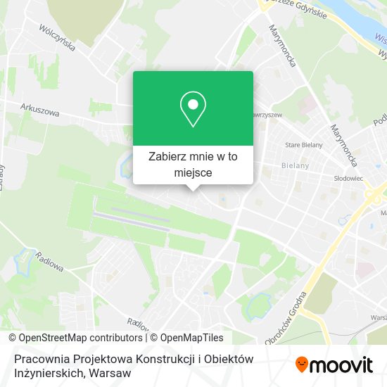 Mapa Pracownia Projektowa Konstrukcji i Obiektów Inżynierskich