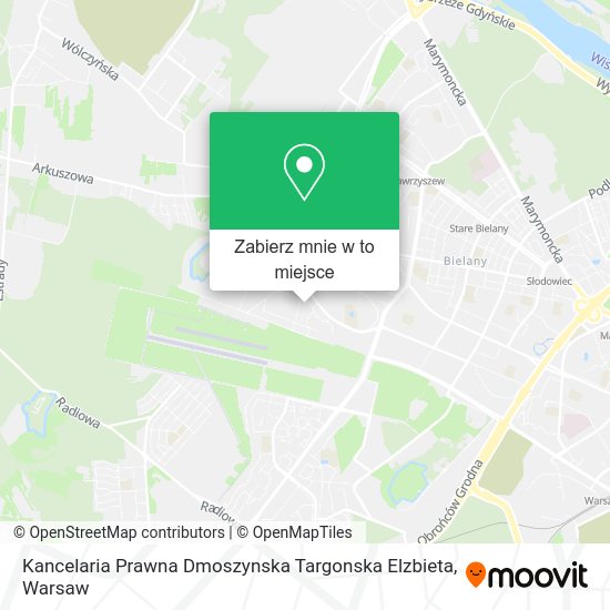 Mapa Kancelaria Prawna Dmoszynska Targonska Elzbieta