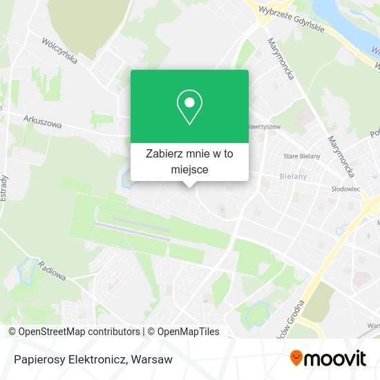 Mapa Papierosy Elektronicz