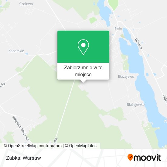 Mapa Zabka