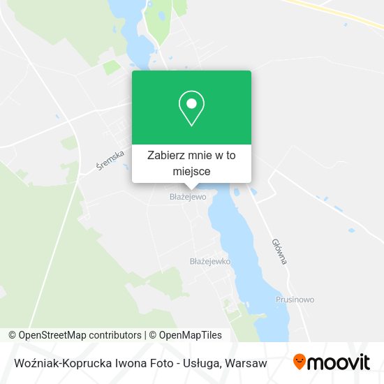 Mapa Woźniak-Koprucka Iwona Foto - Usługa