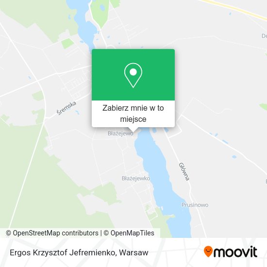 Mapa Ergos Krzysztof Jefremienko